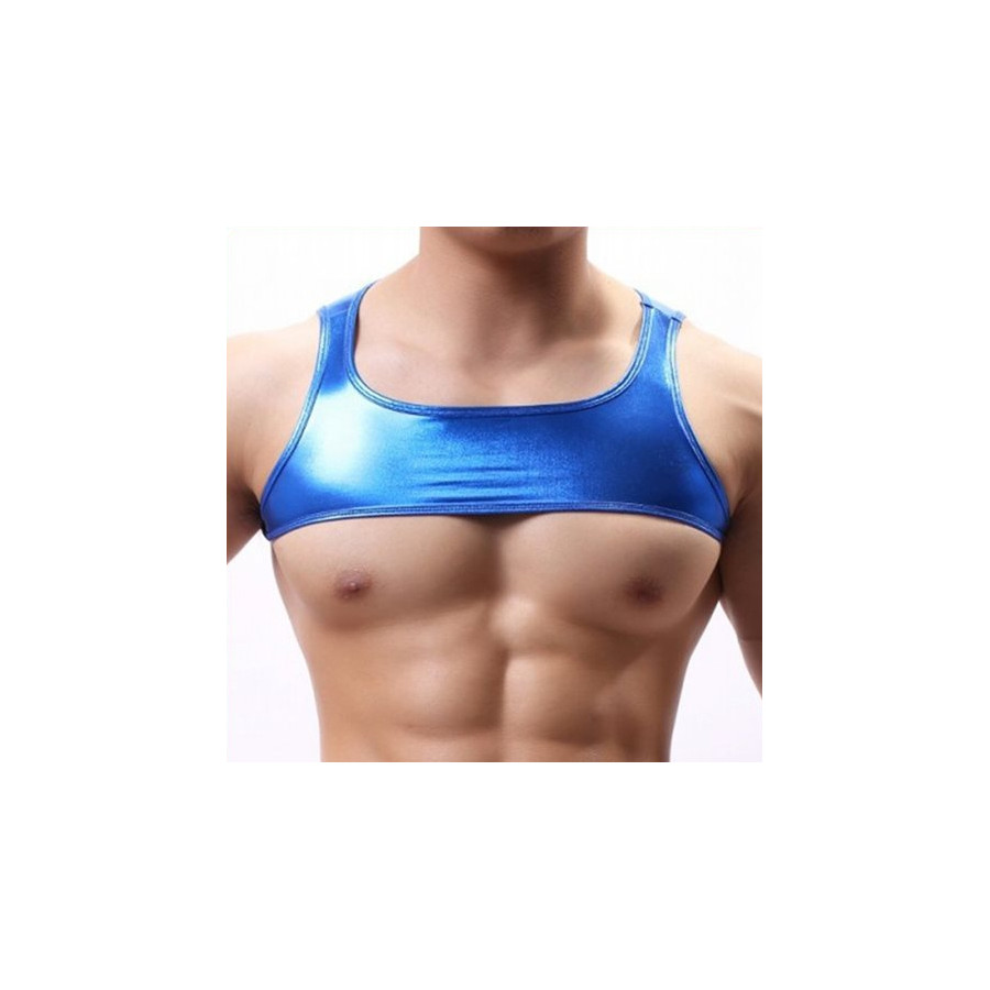 Crop court BRIGHT Bleu