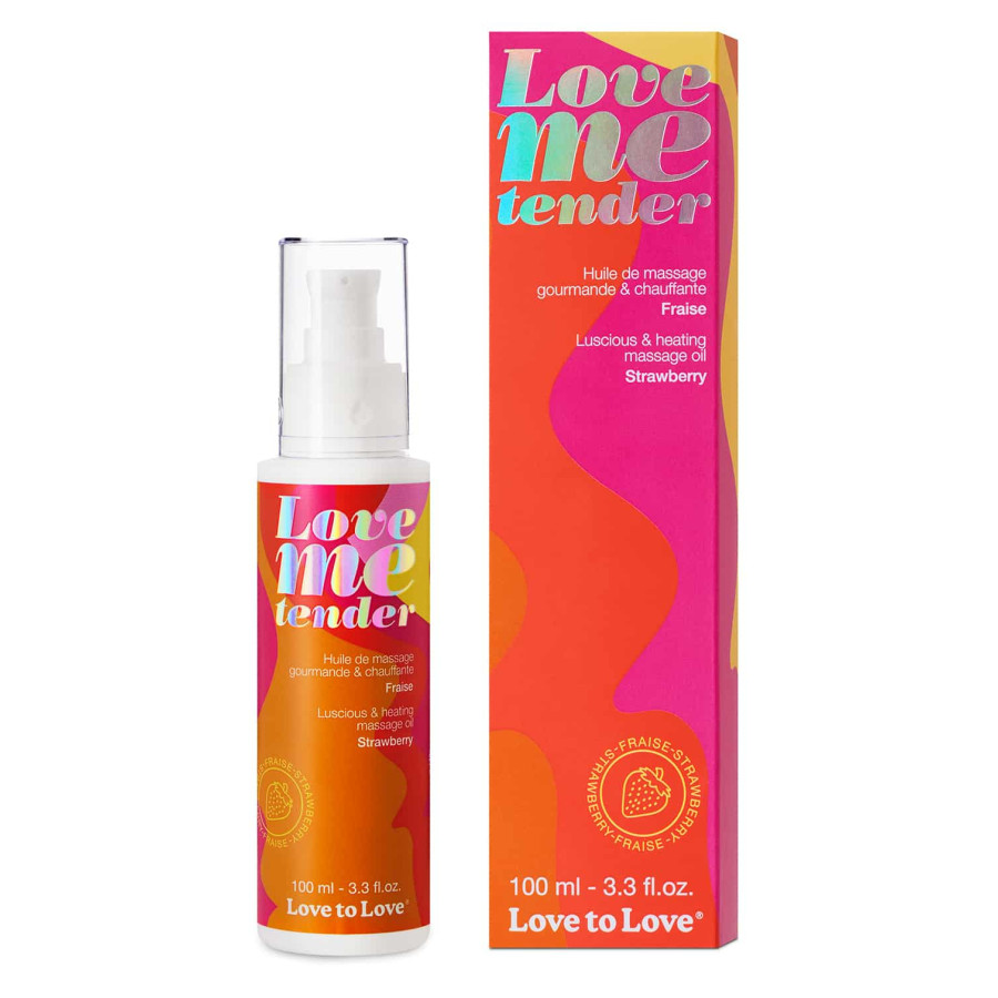 Huile de massage Love Me Tender Fraise 100ml