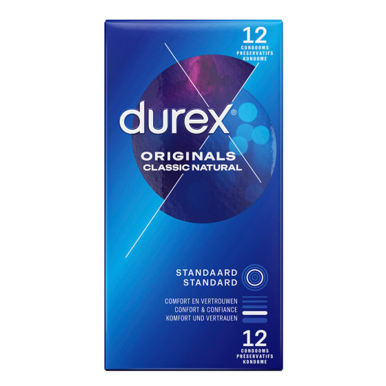 Condoms Durex Originals Natural 56mm x12