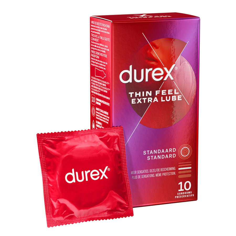 Préservatifs Durex Thin Feel Extra Lube x10