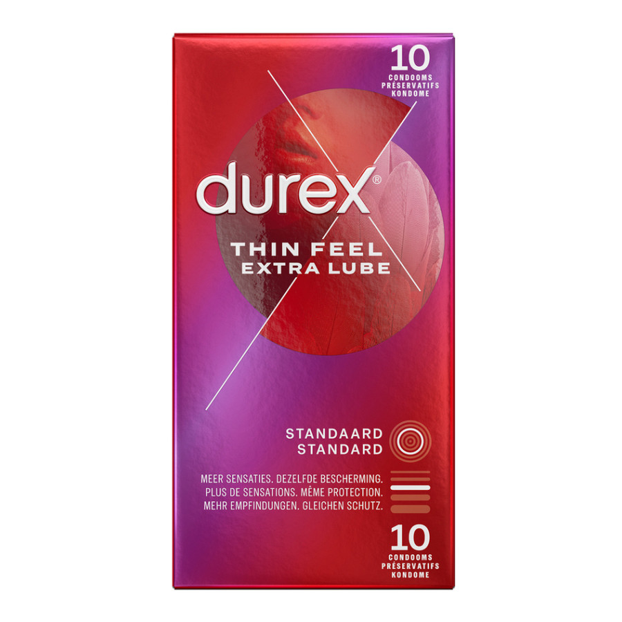 Préservatifs Durex Thin Feel Extra Lube x10