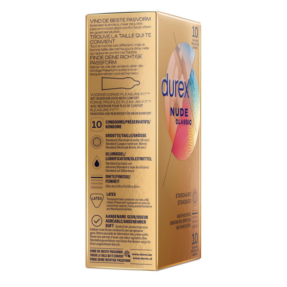 Préservatifs Durex Nude x10