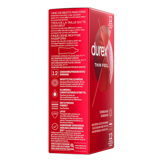 Préservatifs Durex Thin Feel x12