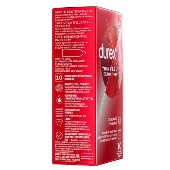 Préservatifs Durex Thin Feel Extra Thin 54mm x10