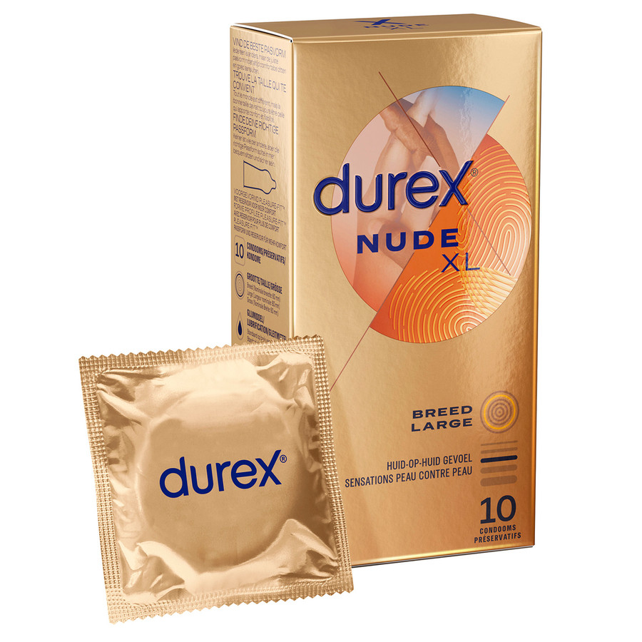 Condoms Durex Nude XL 60mm x10