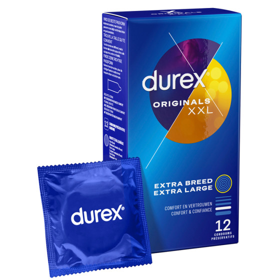 Condoms Durex Originals XXL x12