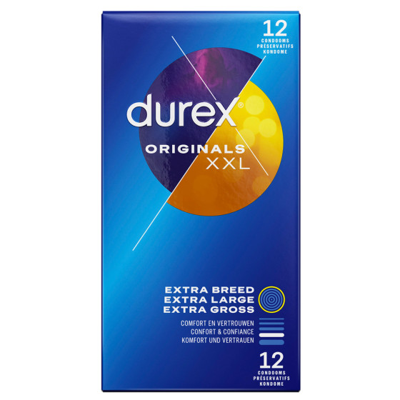 Condoms Durex Originals XXL x12