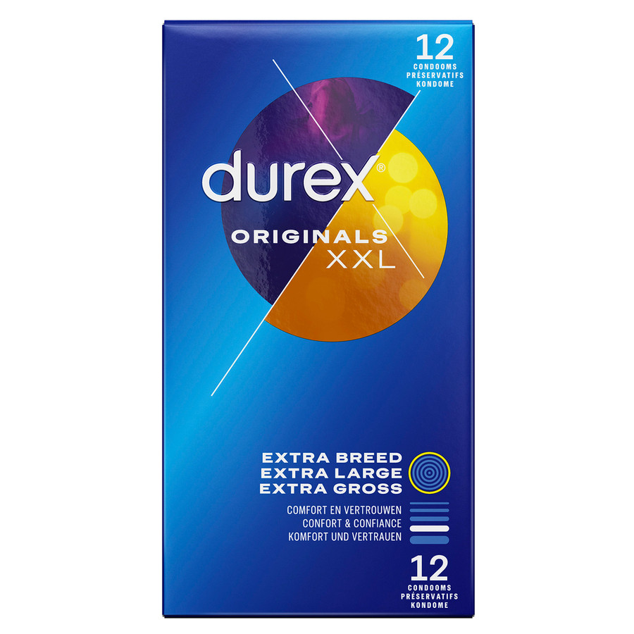 Condoms Durex Originals XXL x12
