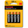 Piles Kodak AA - LR6 x4