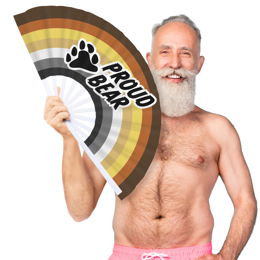 Éventail Proud Bear 64cm