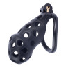 Cage de chasteté Dotty XL 10 x 4cm Noire