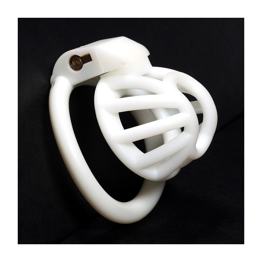 Cage de chasteté Walda 4.5 x 3.2cm Blanc