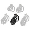 Cage de chasteté Point Up XL 11 x 4 cm Noire