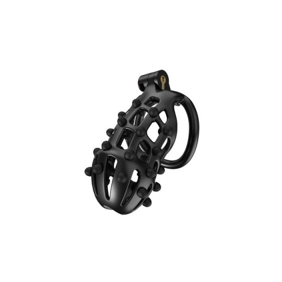 Cage de chasteté Point Up XL 11 x 4 cm Noire