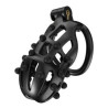 Cage de chasteté Point Up L 10 x 4 cm Noire