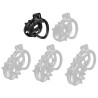 Cage de chasteté Point Up S 6 x 3.5 cm Noire