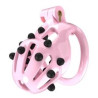 Point Up M 8 x 3.7 cm Pink chastity cage