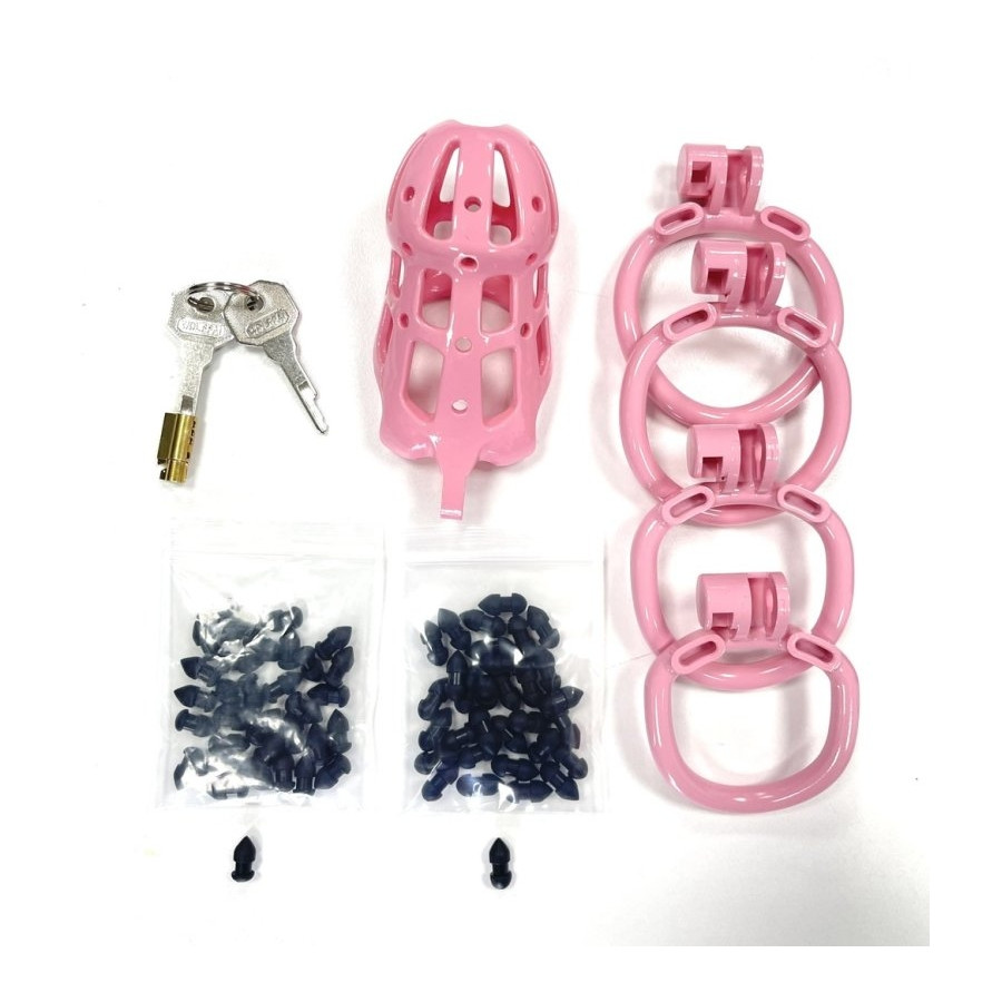 Point Up chastity cage L 10 x 4 cm Pink