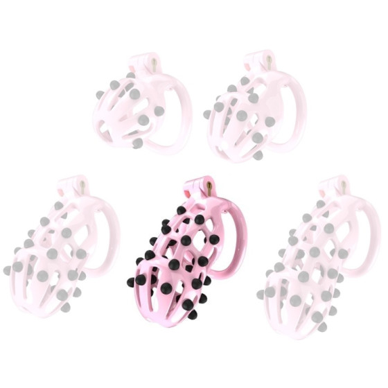 Point Up XL chastity cage 11 x 4 cm Pink