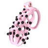 Cage de chasteté Point Up XXL 12 x 4 cm Rose