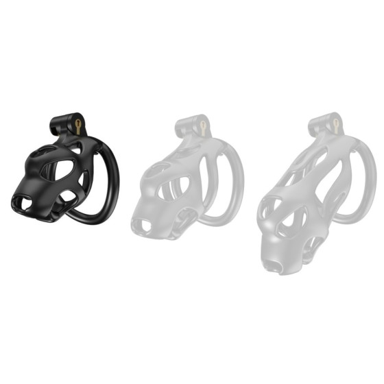 Dog S chastity cage 7 x 3.7 cm Black
