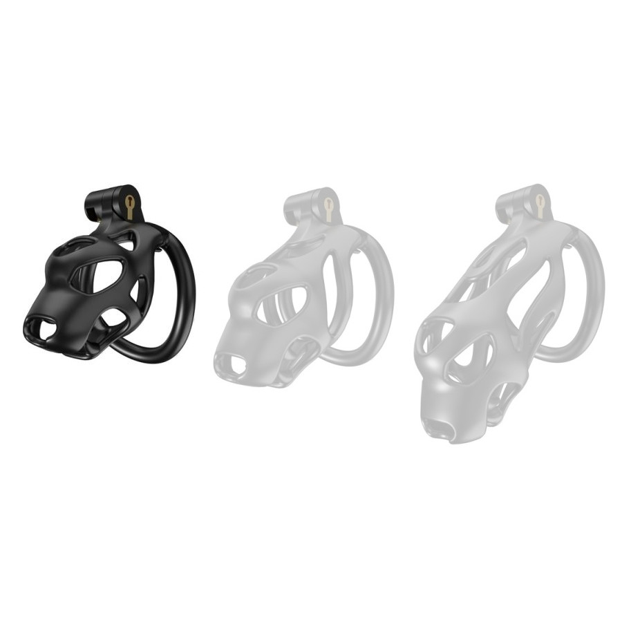 Dog S chastity cage 7 x 3.7 cm Black
