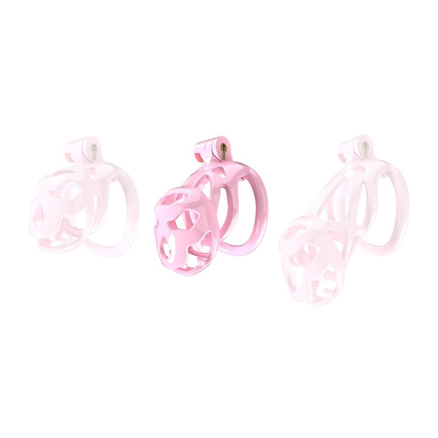 Cage de chasteté Bouh M 8 x 3.5 cm Rose