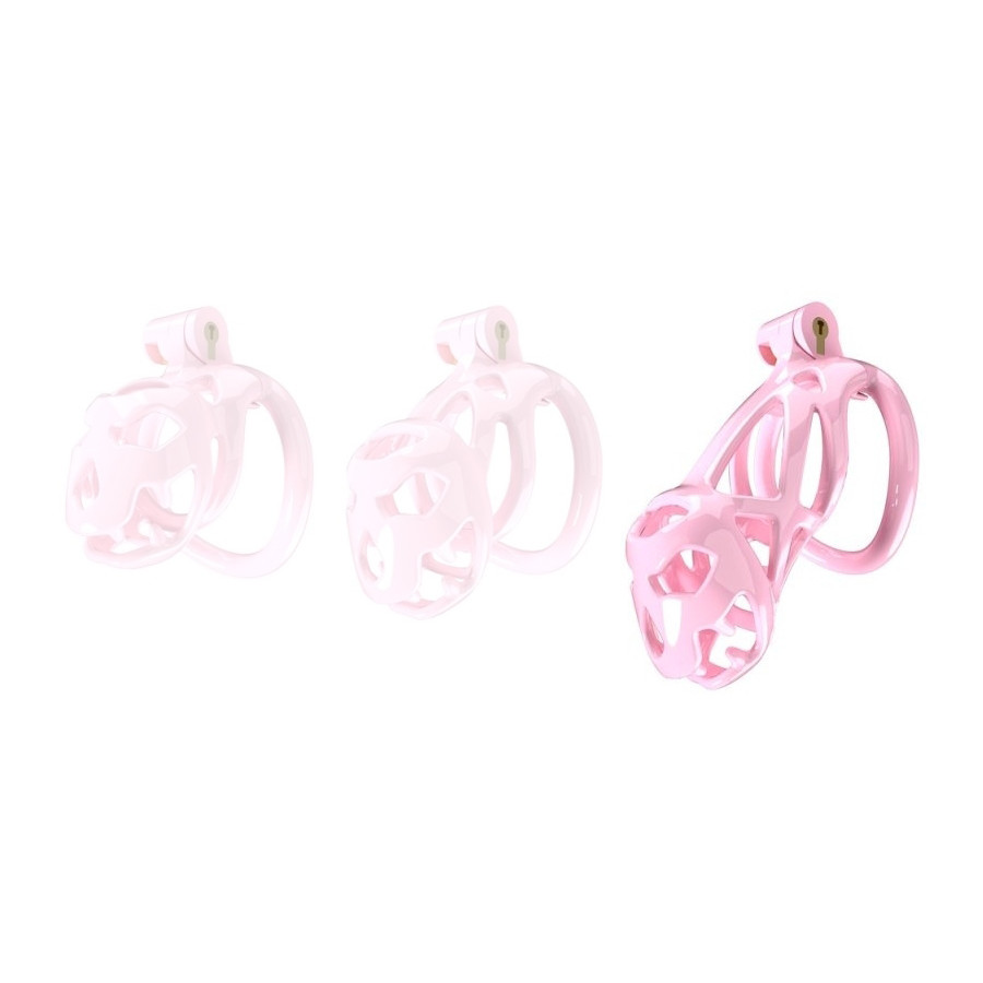 Cage de chasteté Bouh L 10 x 3.5 cm Rose