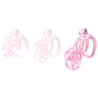 Bouh chastity cage L 10 x 3.5 cm Pink