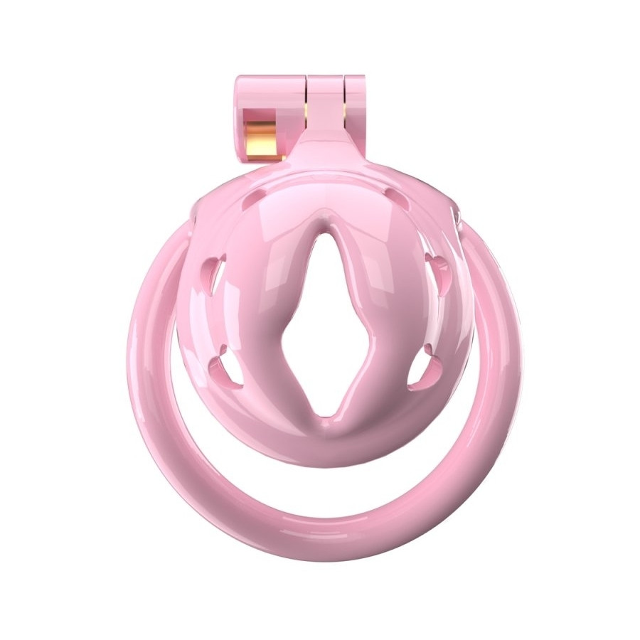 Cage de chasteté Sissy Heart 3 x 3.4cm Rose