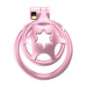 Cage de chasteté Sissy Star 3 x 3.4 cm Rose