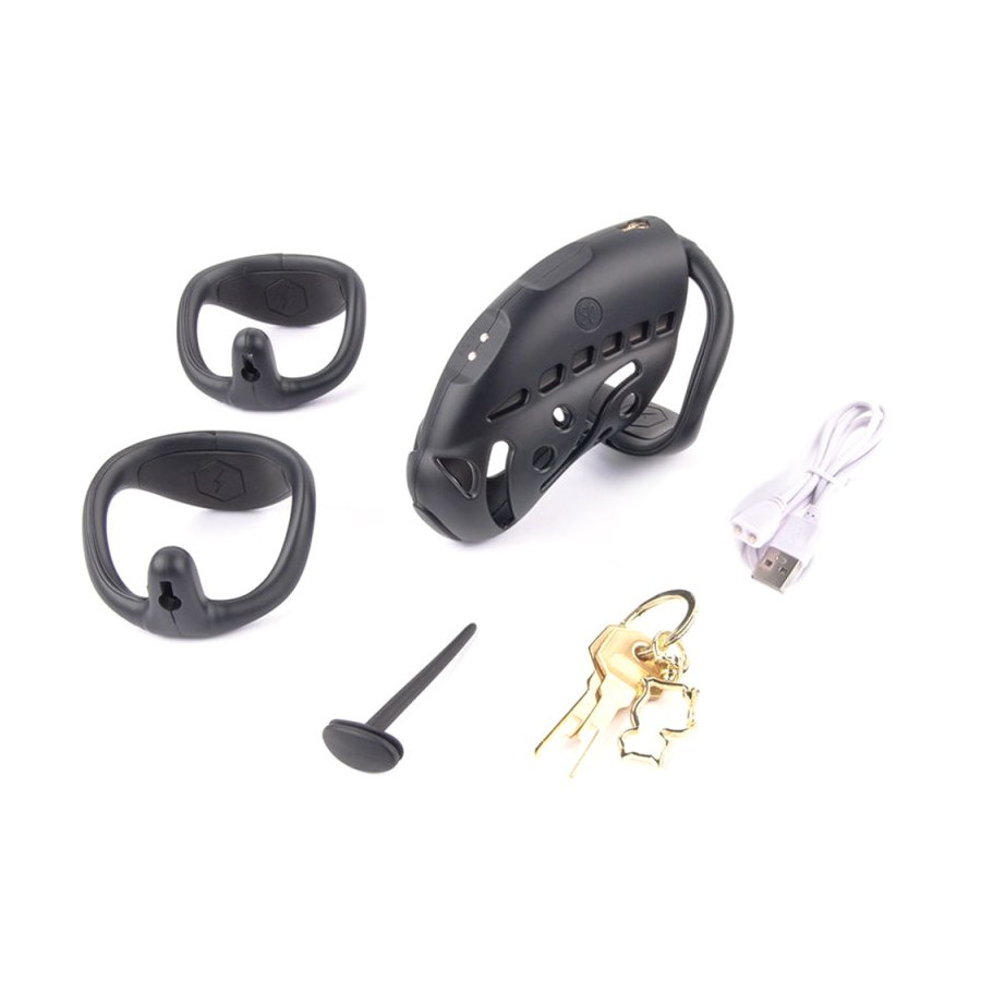 Cage de Chasteté Électro Nautilus 9.5 x 3.5cm