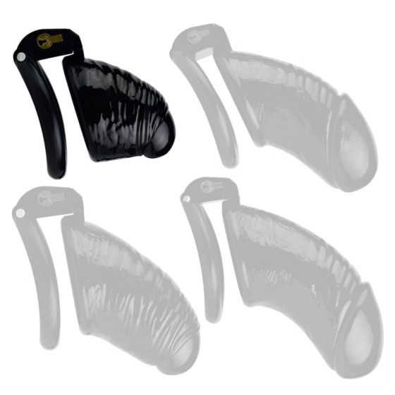 Cage de chasteté Worle S 7 x 3.3 cm Noire