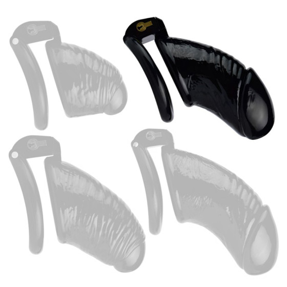 Cage de chasteté Worle L 11 x 3.7 cm Noire