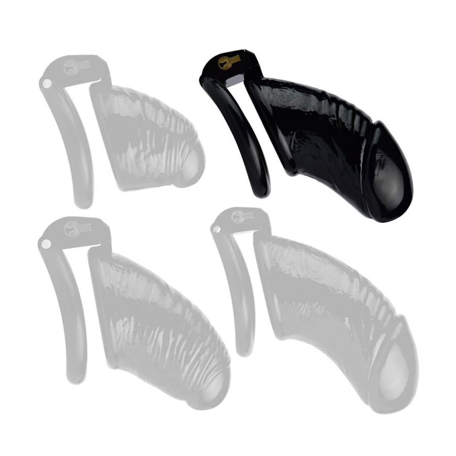 Cage de chasteté Worle L 11 x 3.7 cm Noire