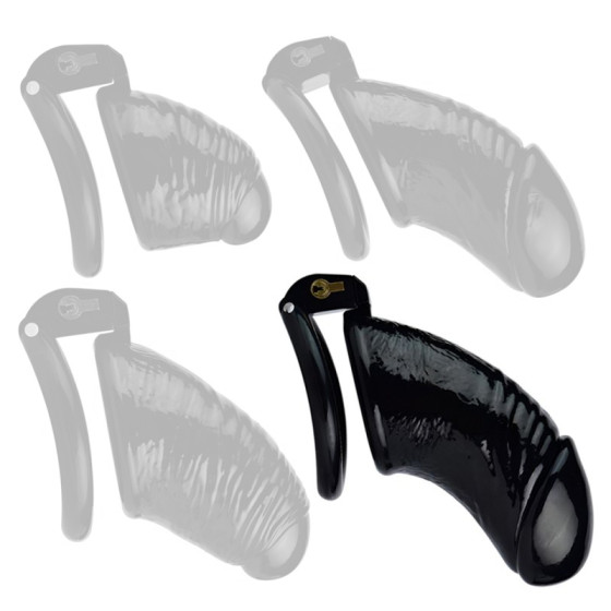 Cage de chasteté Worle XL 12 x 3.7 cm Noire