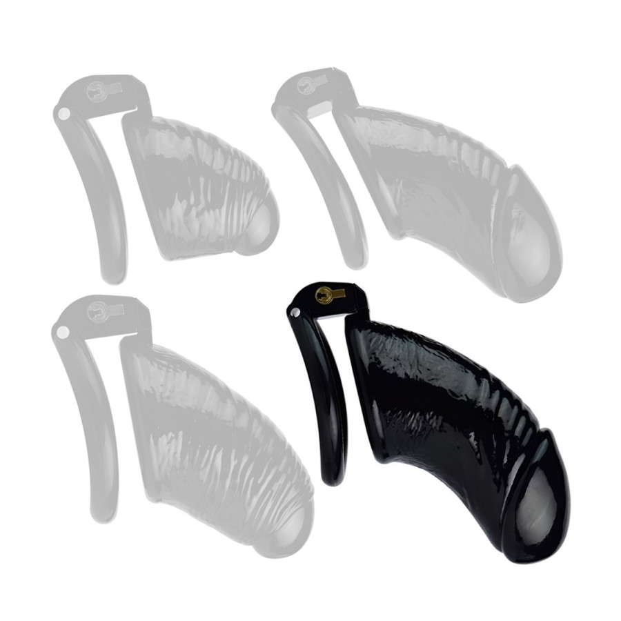 Cage de chasteté Worle XL 12 x 3.7 cm Noire