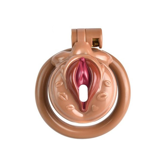 Cage de Chasteté Sissy Kiss 3.5 x 3.8cm Marron