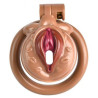 Cage de Chasteté Sissy Kiss 3.5 x 3.8cm Marron