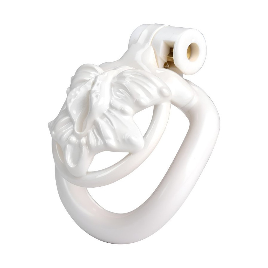 Cage de Chasteté Sissy Fly 3.5 x 3.5cm Blanche