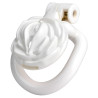 Cage de Chasteté Sissy Rose 3.5 x 3.5cm Blanche