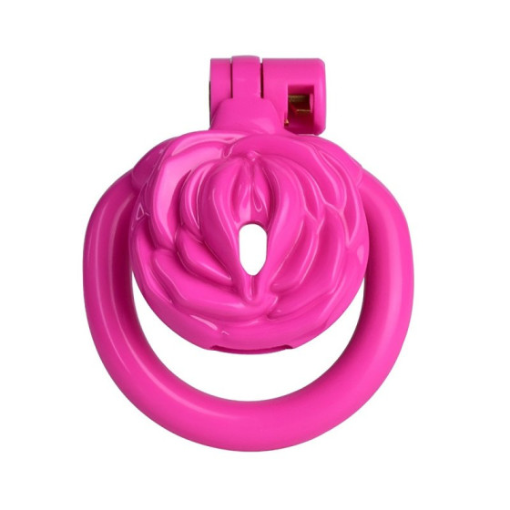 Cage de Chasteté Sissy Rose 3.5 x 3.5 cm Rose