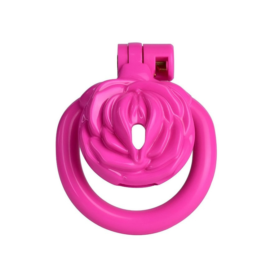 Cage de Chasteté Sissy Rose 3.5 x 3.5 cm Rose