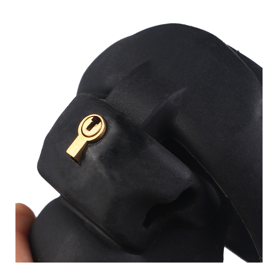 Cage de Chasteté Silicone Flexty S 9 x 3.5cm Noire