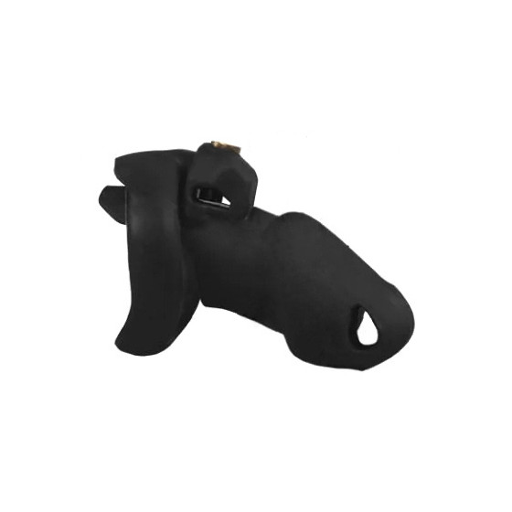 Cage de Chasteté Flexty M 10.5 x 3.5cm Noire