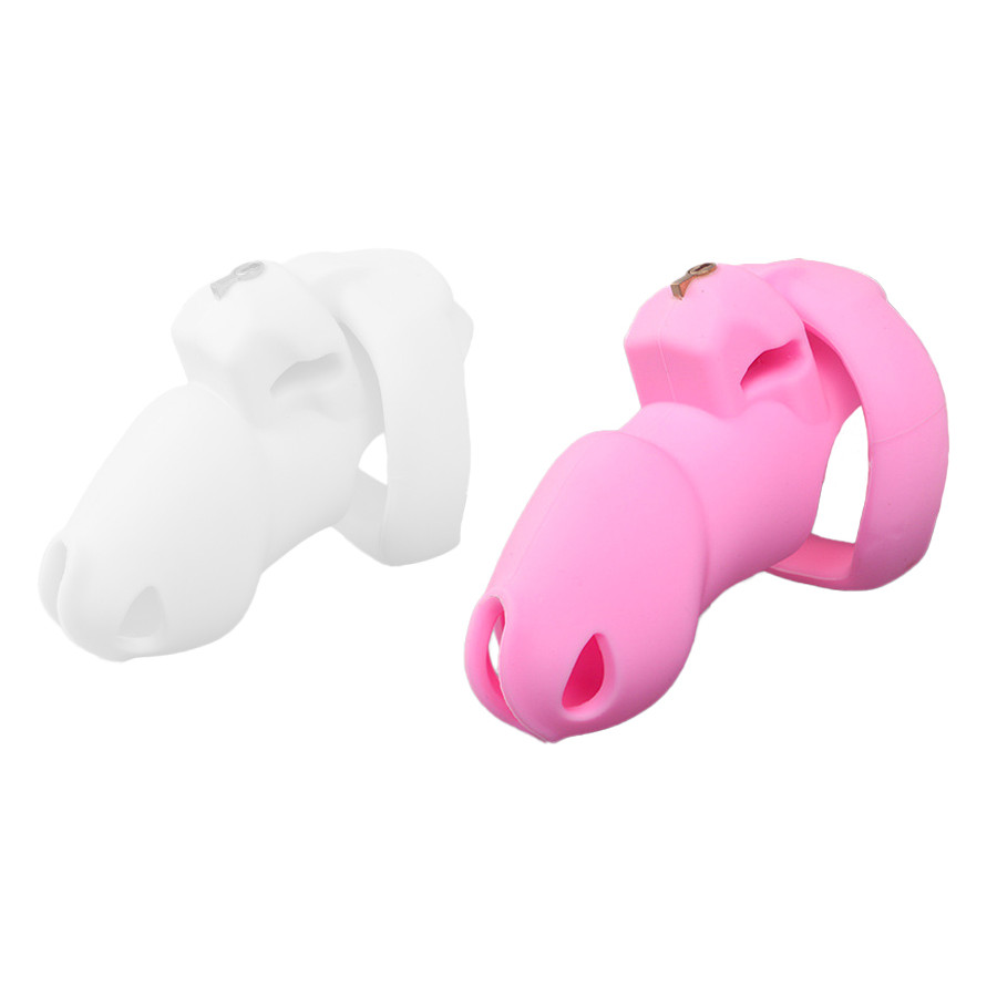 Cage de Chasteté Flexty M 10.5 x 3.5cm Rose