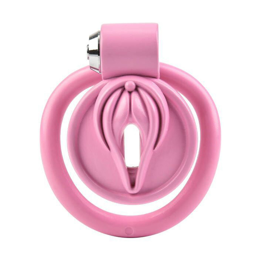 Cage de Chasteté Sissy Clit 2.5 x 3.8cm Rose