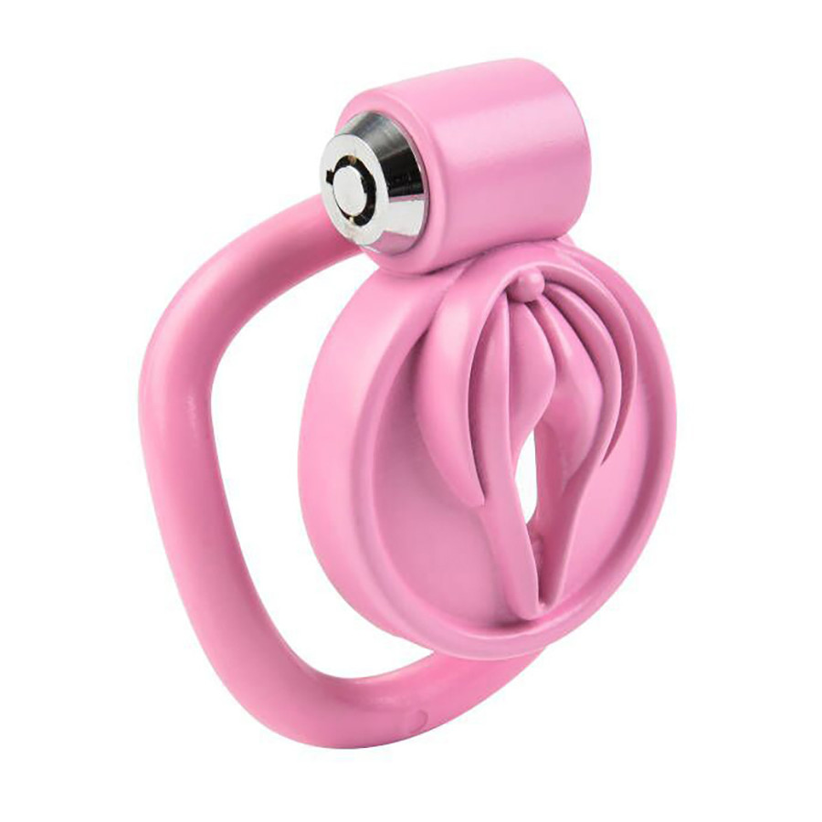 Cage de Chasteté Sissy Clit 2.5 x 3.8cm Rose