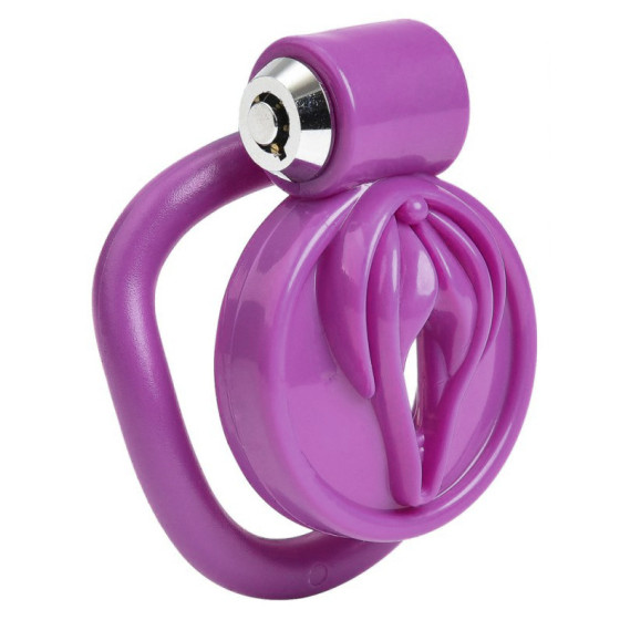 Cage de Chasteté Sissy Clit 2.5 x 3.8 cm Violet
