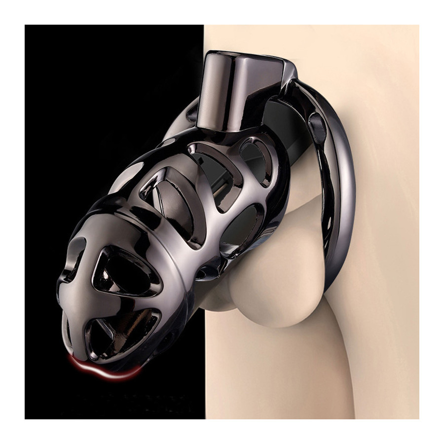 Cage de chasteté Very Lock 10.5 x 3.5 cm Noire